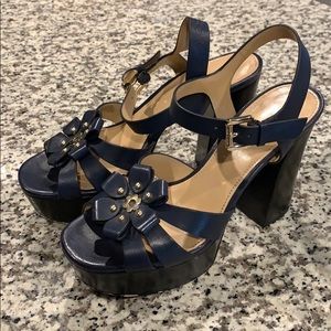 Platform Michael Kors Tara Heels with Flower